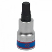 Насадка (бита) торцевая 1/2", Pentagon, 10 мм, L = 60 мм, пятигранная KING TONY 402A10
