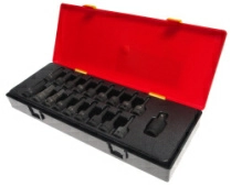 Набор головок торцевых 6-ти гранных ударных JTC K3191 (3/8", 19 предметов в кейсе)