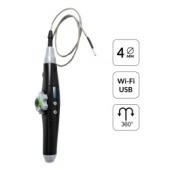 Видеоэндоскоп управляемый iCartool IC-V1042W (WIFI/USB, 1 Мп, 1168х720, 1 м, 4 мм зонд, 360°) 