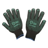 GARWIN PRO PGT-020 Перчатки 10 класс (6) с ПВХ, черные GARWIN PRO