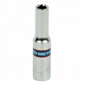 Головка торцевая глубокая шестигранная 1/4", 5,5 мм KING TONY 223555M