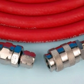 Шланг воздушный с БРС и фиттингом 1/4 DeVilbiss H-6086-B