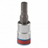 KING TONY Насадка (бита) торцевая 1/4", Hex, 3/16", L = 37 мм
