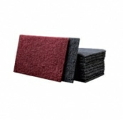 PREMIUM SCUFF лист на нетканной основе, карбид кремния, 115*230мм Fine Р360 (красный)