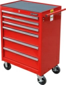 Тележка инструментальная СТАНКОИМПОРТ BTD-270061CS red (6 ящиков, красный цвет)