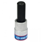 Насадка (бита) торцевая 3/8", HEX, 9 мм, L = 50 мм KING TONY 302509