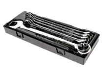 Набор ключей комбинированных с зеркальной полировкой JTC K6085 (24-32 мм, 8 предметов в кейсе)