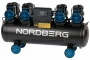 Компрессор безмасляный 380В ресивер 120 л 1000 л/мин NORDBERG NCEO120/1000