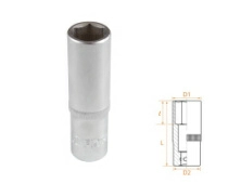 Головка торцевая глубокая шестигранная 1/2" 15 мм AFFIX AF00140015