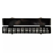Набор ударных головок GARWIN PRO 626521-12 (38 мм, 1/2", 12 пр., 10-24 мм, в металлическом кейсе)