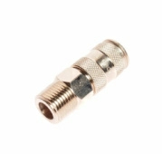 Переходник для компрессора быстросъемный с клапаном JTC D40SMA (M1/2", наружная резьба)