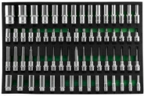 Набор глубоких торцевых головок JONNESWAY S04HD4366S (3/8", 1/2") 66 предметов