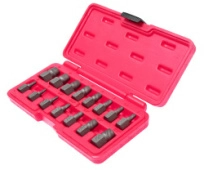 Набор экстракторов JTC 4639 (1/8"-1/2", 3-14 мм, 15 предметов в кейсе) 