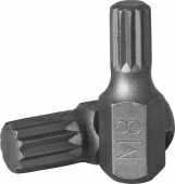JONNESWAY D10M30M08A Вставка-бита 10 мм DR SPLINE, М8, 30 мм