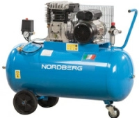 Компрессор поршневой с ременным приводом, объем 100 л NORDBERG NC100/360_220