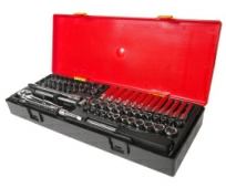 Набор головок комбинированный JTC K2731 (1/4", 73 предмета в кейсе) 