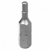 Вставка (бита) торцевая 1/4" HEX, 3 мм, L = 25 мм KING TONY 102503H