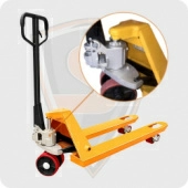 Ручная гидравлическая тележка Shtapler AC 2500 PU (длина вил 800мм короткие вилы)