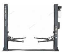 Подъемник двухстоечный с электростопорами NORDBERG N4120BE-4G_3+2_380 (4 т, 380 В, серый)