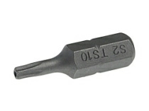 Бита TORX 5-ти гранная с отверстием JTC 1192510 (TS10Hх25 мм, 1/4")
