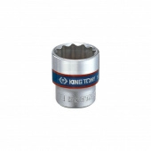 Головка торцевая стандартная двенадцатигранная 3/8", 17 мм KING TONY 333017M