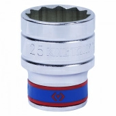 Головка торцевая стандартная двенадцатигранная 1/2", 25 мм KING TONY 433025M