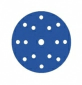 BLUE CERAMIC диск на бумажной основе, керамика Ø150мм, Р40, липучка 15 отв.