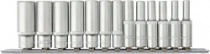 Набор головок торцевых глубоких Thorvik S11S2113SM (1/4"DR на держателе, 4-14 мм, 13 предметов)