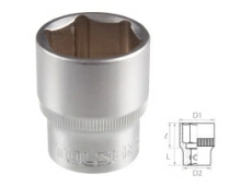 Головка торцевая стандартная шестигранная 1/2" 22 мм TOLSEN TT16522