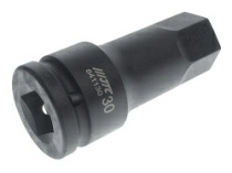 Головка торцевая ударная JTC 641130 (3/4", HEX, H30, L=100 мм)