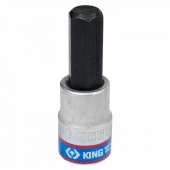 Насадка (бита) торцевая 3/8", HEX, 10 мм, L = 50 мм KING TONY 302510