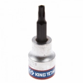 Насадка (бита) торцевая 3/8" TORX, T25, L = 50 мм, с отверстием KING TONY 302725