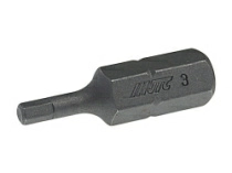 Бита HEX 6-ти гранная JTC 1253003 (H3х30 мм, 5/16" DR, S2)