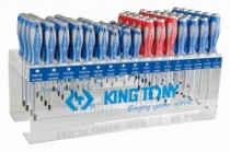 Стенд с силовыми отвертками и отвертками KING TONY 31516MR, TORX, серии 1461, 1462, 1427, 96 предметов
