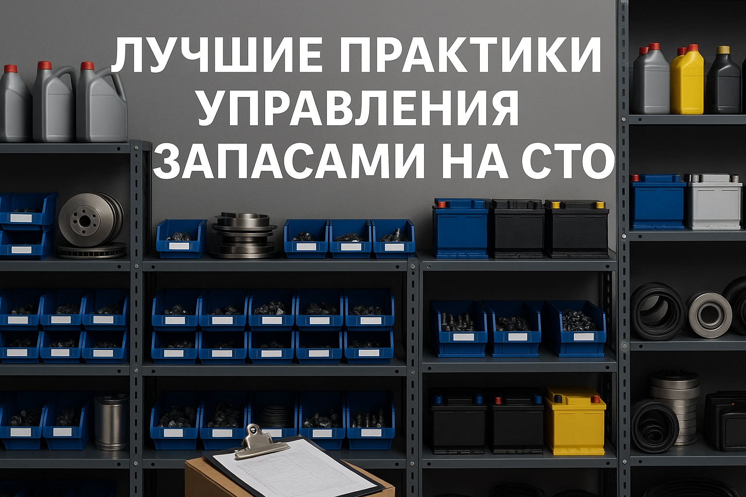 Лучшие практики управления запасами на СТО:  эффективность, экономия, порядок