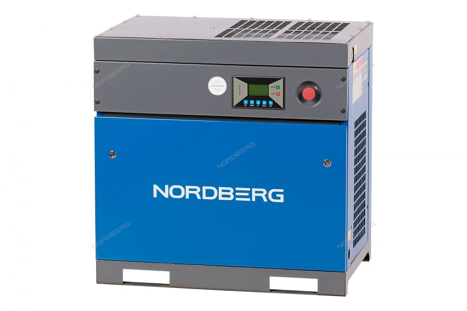 Компрессор винтовой 7,5 кВт 10 бар 960 л/мин IP23 без ресивера NORDBERG NCB10