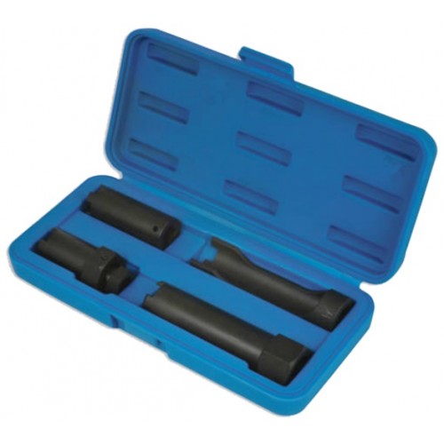 Набор головок универсальный профиль 4 пр. на пластиковом держателе Rock Force RF-904K1