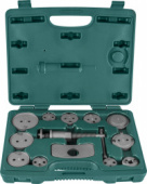Комплект инструмента для возврата поршней тормозных цилиндров дисковых тормозов JONNESWAY AN010001B 13 предметов
