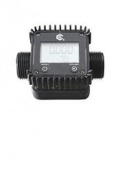 Электронный счетчик для AdBlue, 8-110 л/мин, стальной адаптер 1" BSP (FF)