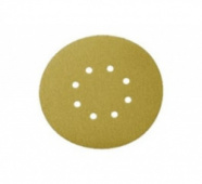 GOLD  диск на бумажной основе, оксид алюминия Ø125мм, Р100, липучка 8 отв.