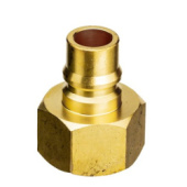 GARWIN PRO 808211-34 Пневморазъём металлический высокой пропускной способности "папа" - внутренняя резьба 3/4", латунь