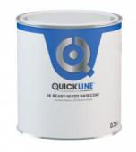 Базовая эмаль Quickline 002 QB-BLK 2К, супер черная, 0,75 л