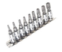 Набор бит 5-ти гранных JTC 3303 (1/4", TORX, TS10H-TS50H, 9 предметов)