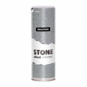 Краска аэрозольная MASTON с эффектом камня Гранит 831-004 серая 0.4 л