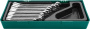 Набор ключей гаечных комбинированных трещоточных в ложементе 8-19 мм 12 предметов JONNESWAY W45112SP