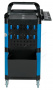 Тележка инструментальная с пластиковыми полками (состоит из 2 коробок) синяя NORDBERG T3B