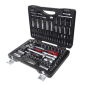 Набор головок торцевых и бит 6-гранных JTC H110B-B72 (1/4", 1/2", 110 предметов в кейсе)