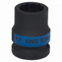 Головка торцевая ударная двенадцатигранная 1/2", 17 мм KING TONY 453017M