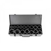 Набор головок ударных глубоких ROSSVIK ST238 (3/4", 17-50 мм, L 90 мм, 16 предметов)