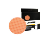 Поролоновый полировальный круг средней жесткости оранжевый рифленый 150 х 25 мм JETA PRO 5873312/J